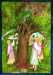 Eva Maria Ott-Heidmann: Mrchenprinzessinnen unterm Apfelbaum, Buchillustration thumbnail